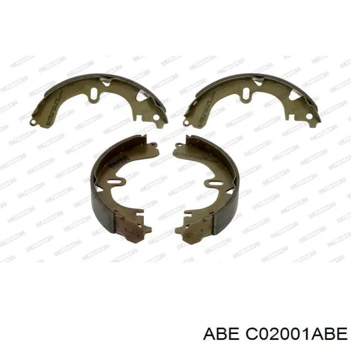 Купити C02001ABE ABE Колодки гальмові задні, барабанні