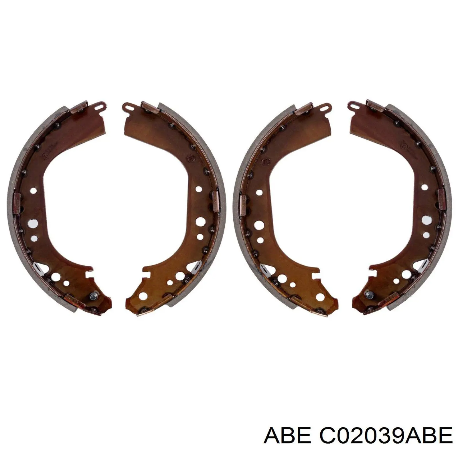 Купити C02039ABE ABE Колодки гальмові задні, барабанні