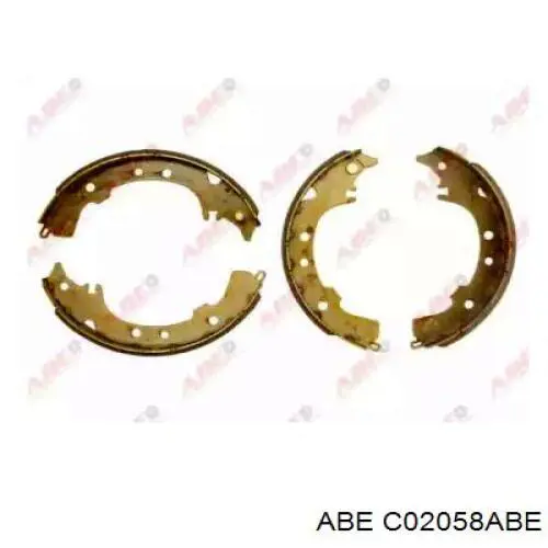 Колодки гальмові задні, барабанні C02058ABE ABE