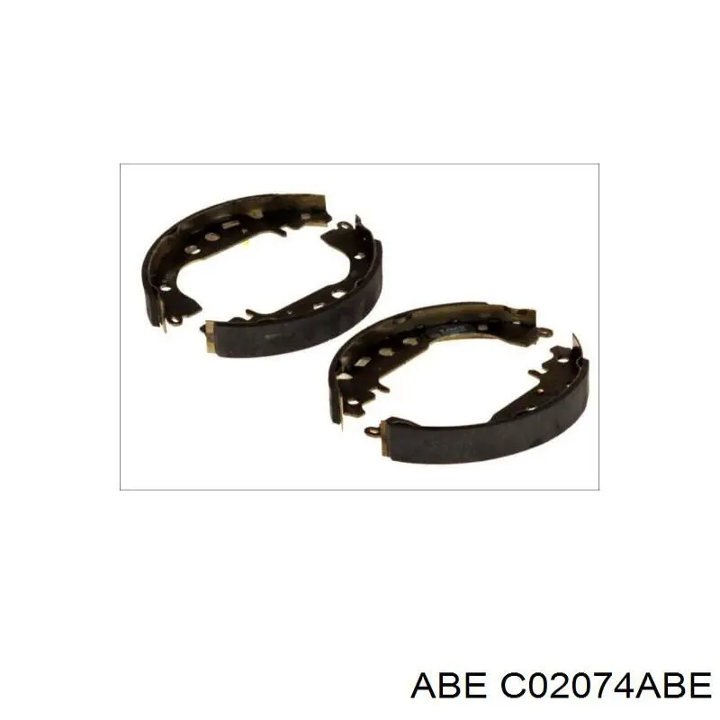 Колодки гальмові задні, барабанні C02074ABE ABE