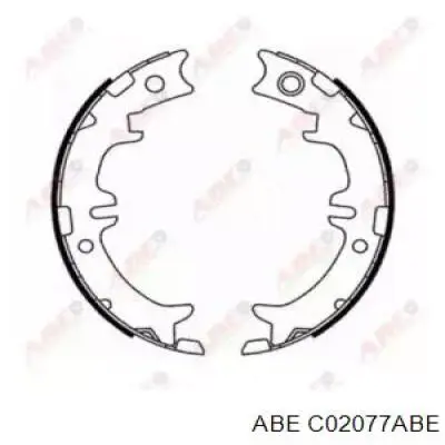 Колодки стоянкового гальма ABE C02077ABE