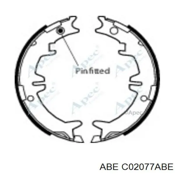 Купити C02077ABE ABE Гальмівні колодки гальма стоянки