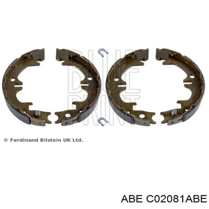 Колодки ручника / стоянкового гальма ABE C02081ABE ціна, від 17.87 USD