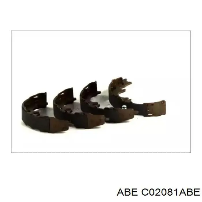 C02081ABE ABE колодки ручника/стоянкового гальма