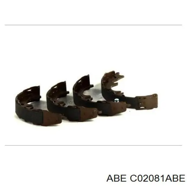 Колодки стоянкового гальма ABE C02081ABE