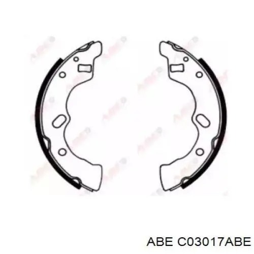 Колодки гальмові задні, барабанні C03017ABE ABE
