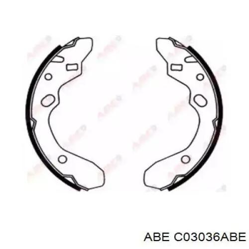 Колодки гальмові задні, барабанні C03036ABE ABE