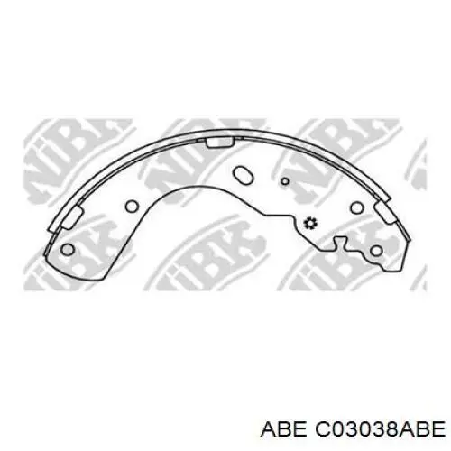 KBS5423 Kavo Parts Колодки гальмівні задні, барабанні