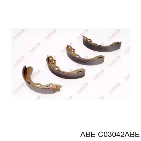 Купити C03042ABE ABE Колодки гальмові задні, барабанні