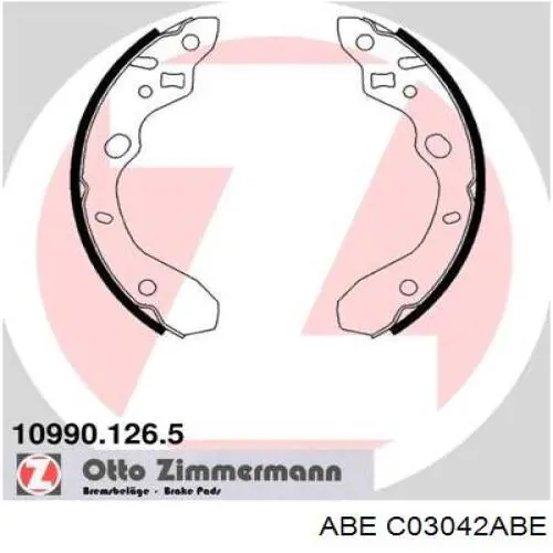 Гальма робочі задні ножні і гальмівні барабани ABE C03042ABE