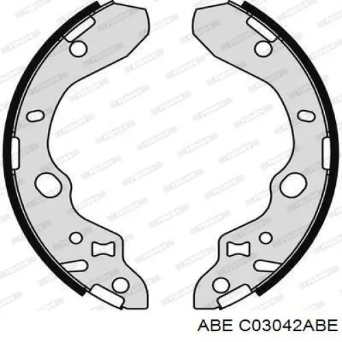 C03042ABE ABE Колодки гальмівні задні, барабанні