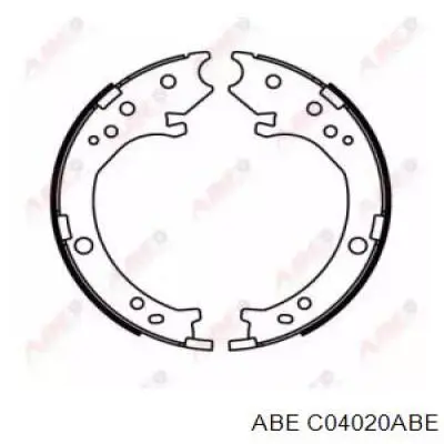 Колодки ручника / стоянкового гальма ABE C04020ABE ціна, від 23.23 USD