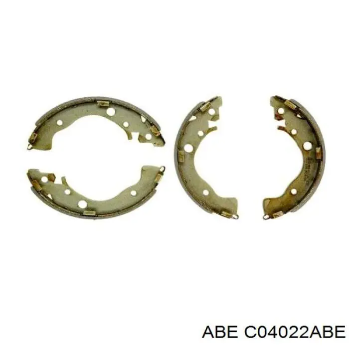 C04022ABE ABE колодки гальмові задні, барабанні
