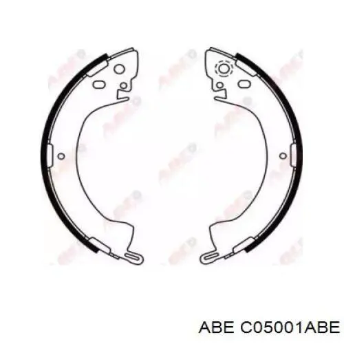 Гальма робочі задні ножні і гальмівні барабани ABE C05001ABE