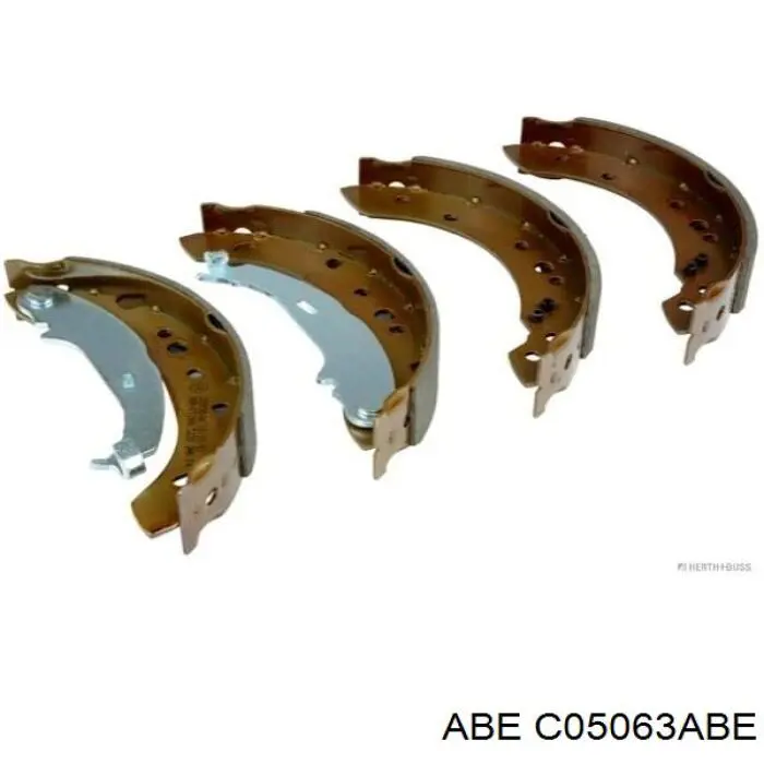 Колодки гальмові задні, барабанні ABE C05063ABE ціна, від 19.27 USD