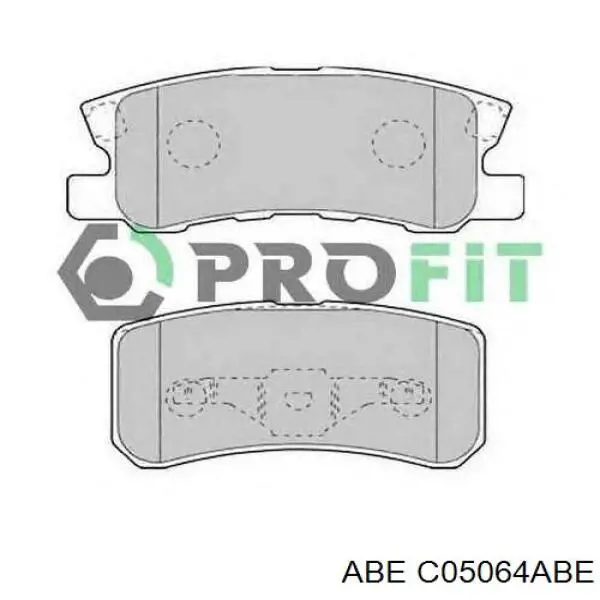 Колодки гальмові задні, барабанні C05064ABE ABE