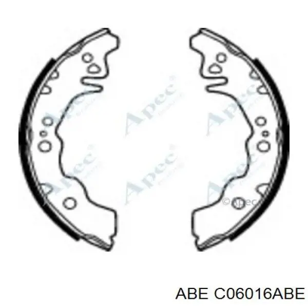 Гальма робочі задні ножні і гальмівні барабани ABE C06016ABE