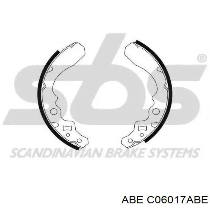 Купити C06017ABE ABE Колодки гальмові задні, барабанні