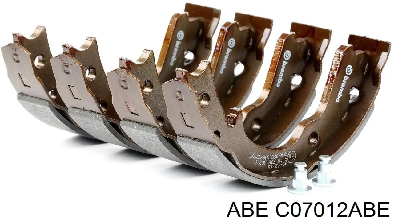 Колодки ручника / стоянкового гальма ABE C07012ABE ціна, від 18.52 USD