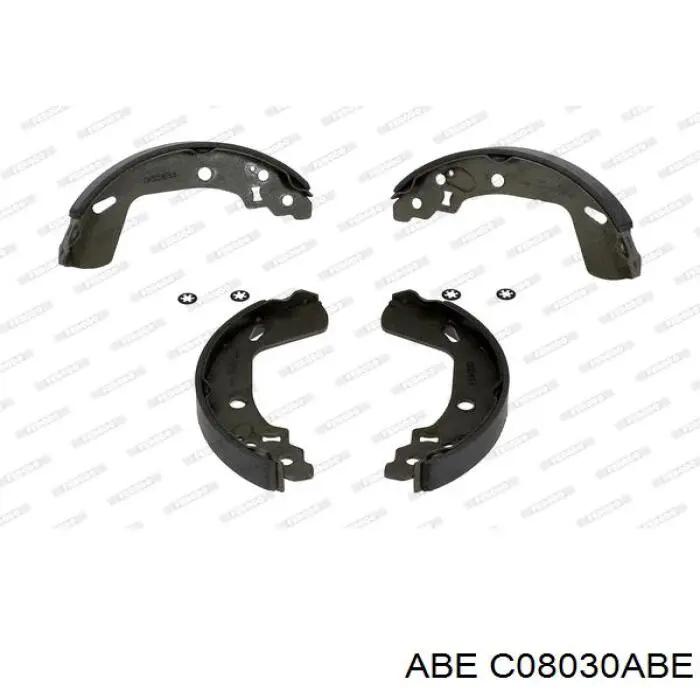 C08030ABE ABE Колодки гальмівні задні, барабанні