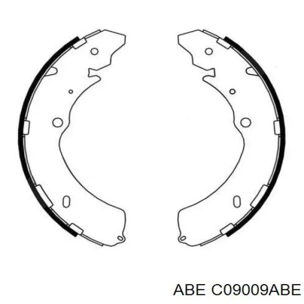 Купити SBC08910 Starline Колодки гальмові задні, барабанні