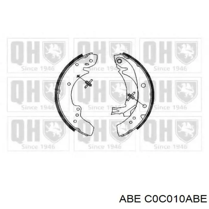 Купити C0C010ABE ABE Колодки гальмові задні, барабанні