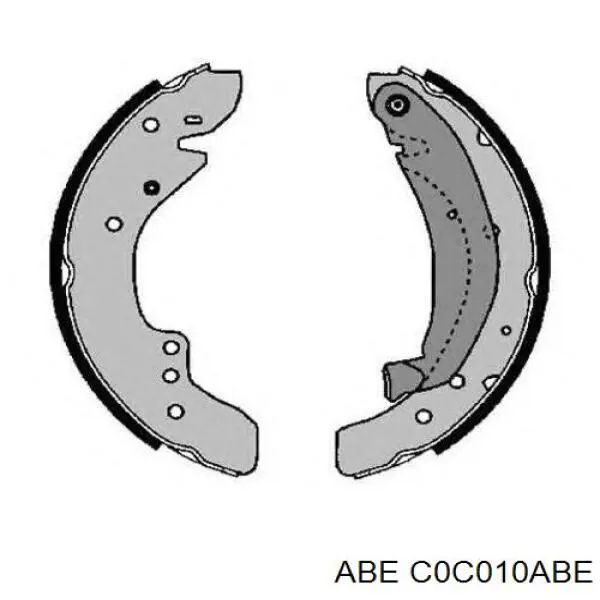 Колодки гальмові задні, барабанні C0C010ABE ABE