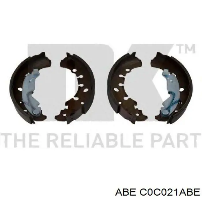 Купити C0C021ABE ABE Колодки гальмові задні, барабанні