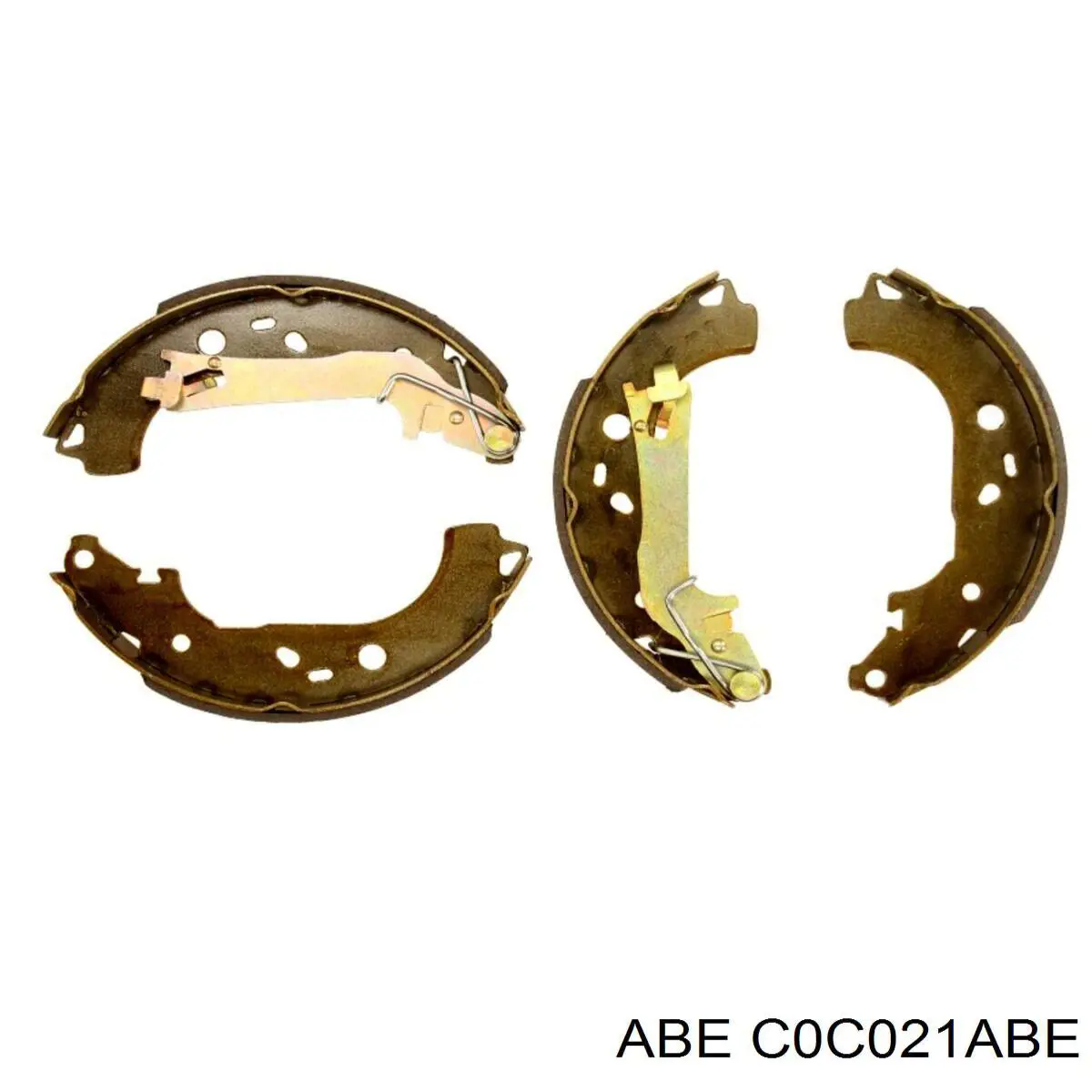 C0C021ABE ABE колодки гальмові задні, барабанні
