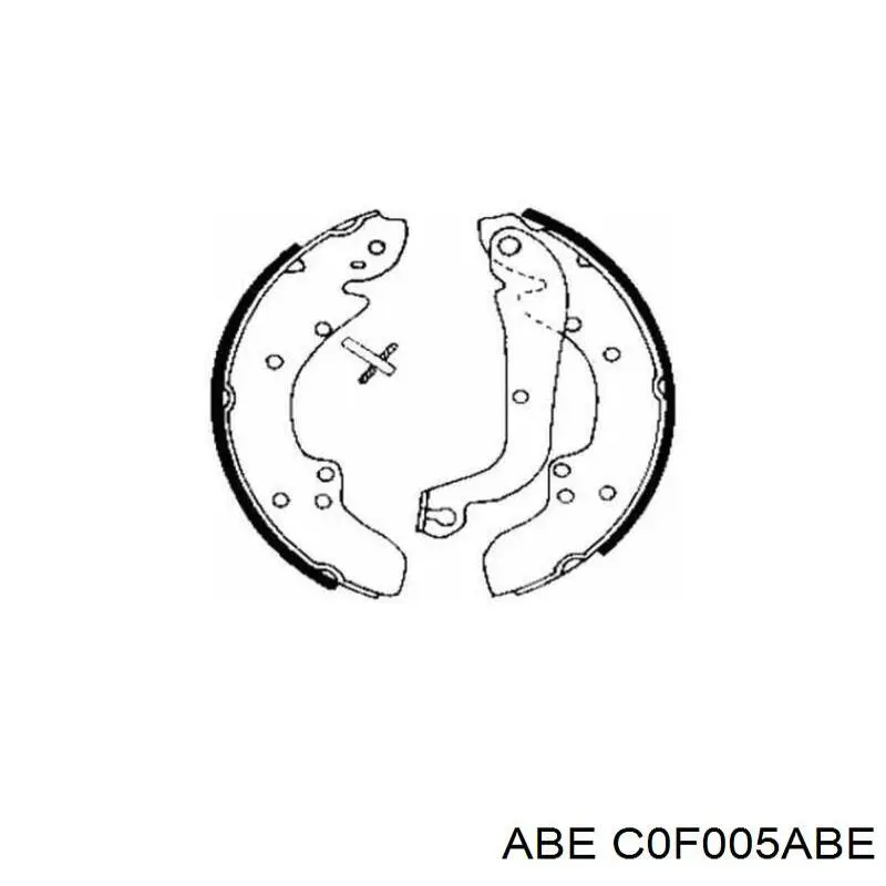 Колодки гальмові задні, барабанні C0F005ABE ABE