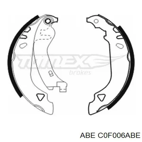 Колодки гальмові задні, барабанні ABE C0F006ABE ціна, від 13.68 USD