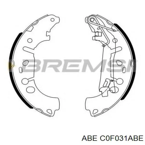 Купити C0F031ABE ABE Колодки гальмові задні, барабанні
