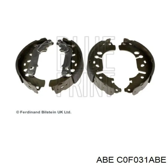 Колодки гальмові задні, барабанні C0F031ABE ABE