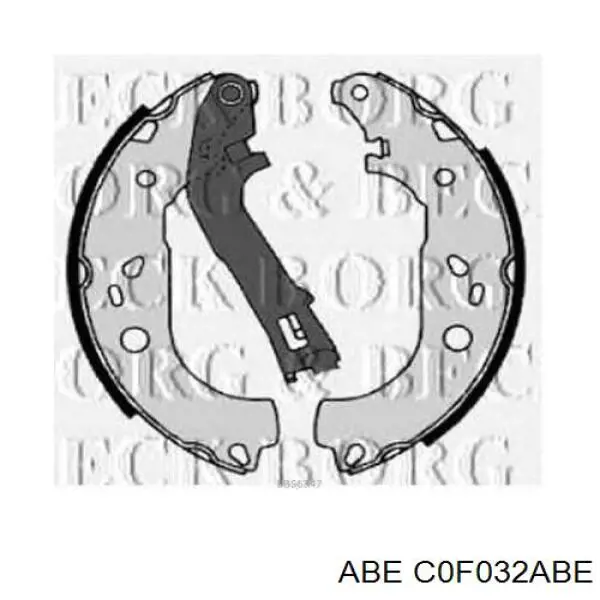 Гальма робочі задні ножні і гальмівні барабани ABE C0F032ABE