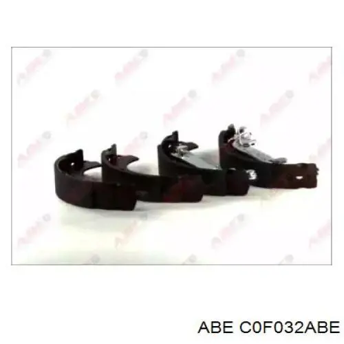 C0F032ABE ABE Колодки гальмівні задні, барабанні