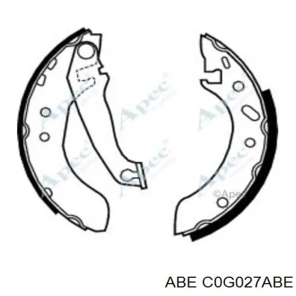 Купити C0G027ABE ABE Колодки гальмові задні, барабанні