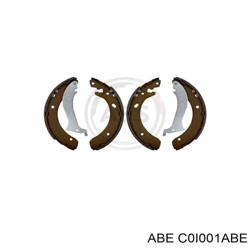 Колодки гальмові задні, барабанні ABE C0I001ABE ціна, від 24.75 USD