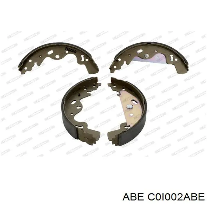 Колодки гальмові задні, барабанні C0I002ABE ABE