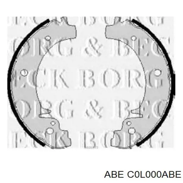 Купити C0L000ABE ABE Колодки гальмові задні, барабанні