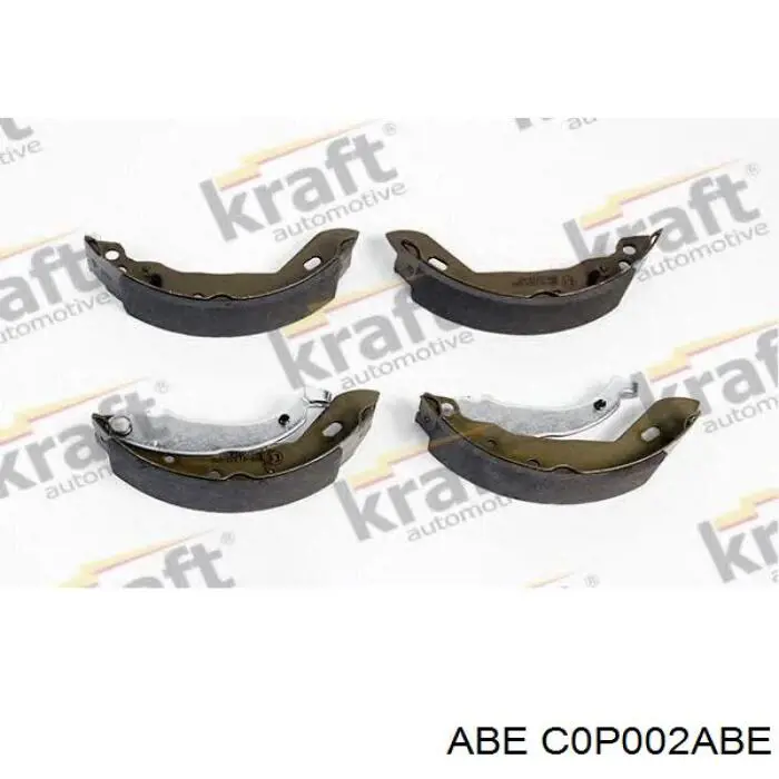 Колодки гальмові задні, барабанні C0P002ABE ABE