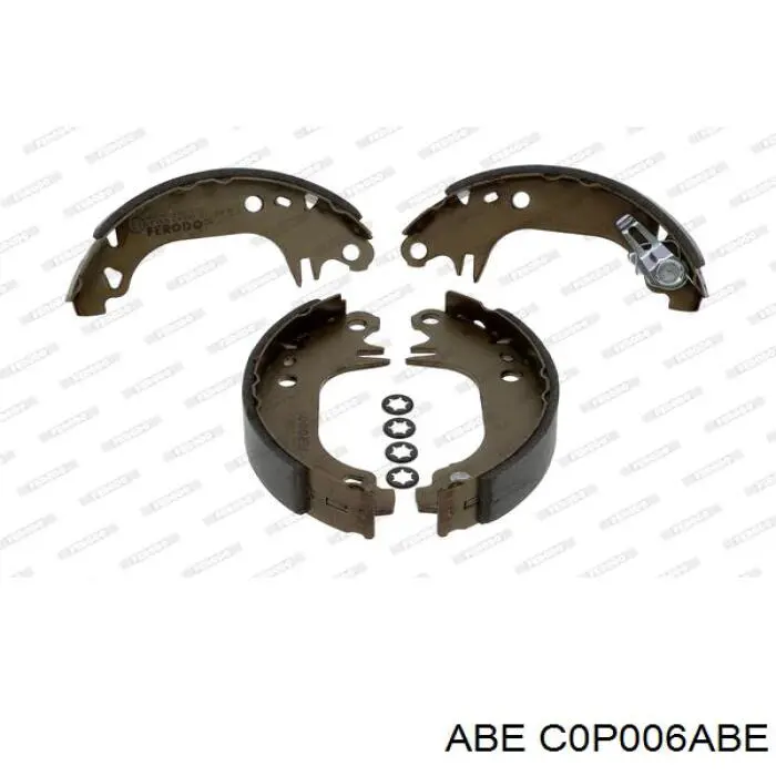 Колодки гальмові задні, барабанні C0P006ABE ABE
