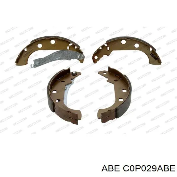Гальма робочі задні ножні і гальмівні барабани ABE C0P029ABE