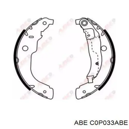 Купити C0P033ABE ABE Колодки гальмові задні, барабанні