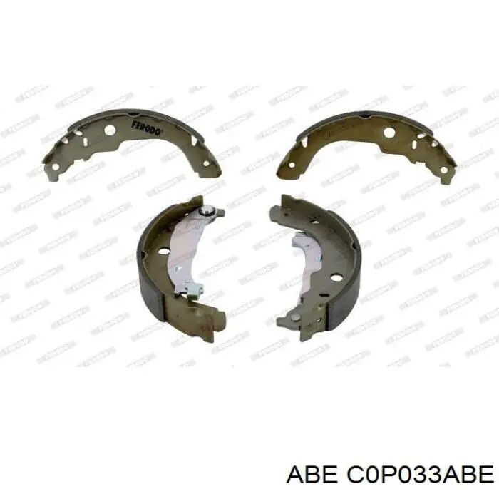 Колодки гальмові задні, барабанні C0P033ABE ABE