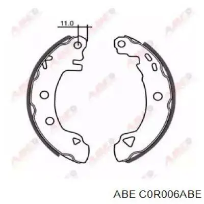 Купити C0R006ABE ABE Колодки гальмові задні, барабанні