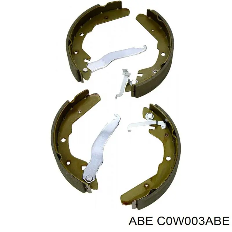 Купити C0W003ABE ABE Колодки гальмові задні, барабанні