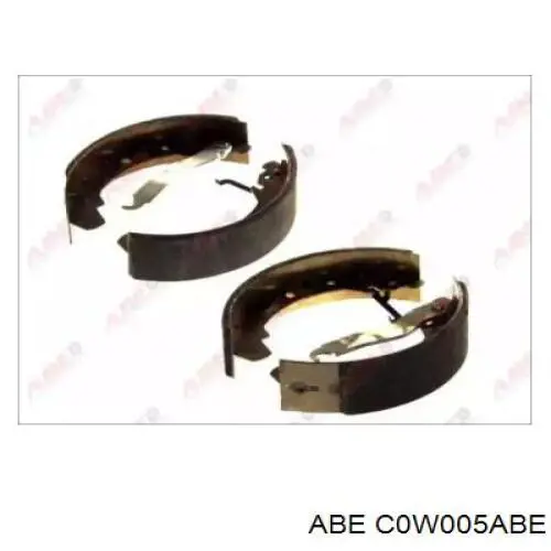 Колодки гальмові задні, барабанні C0W005ABE ABE