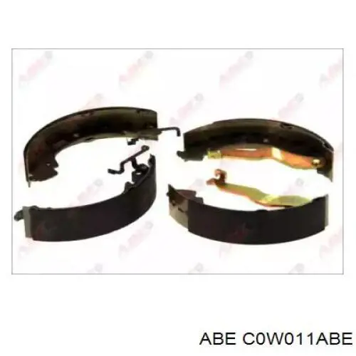 Колодки гальмові задні, барабанні ABE C0W011ABE ціна, від 25.60 USD