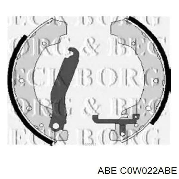 Гальма робочі задні ножні і гальмівні барабани ABE C0W022ABE