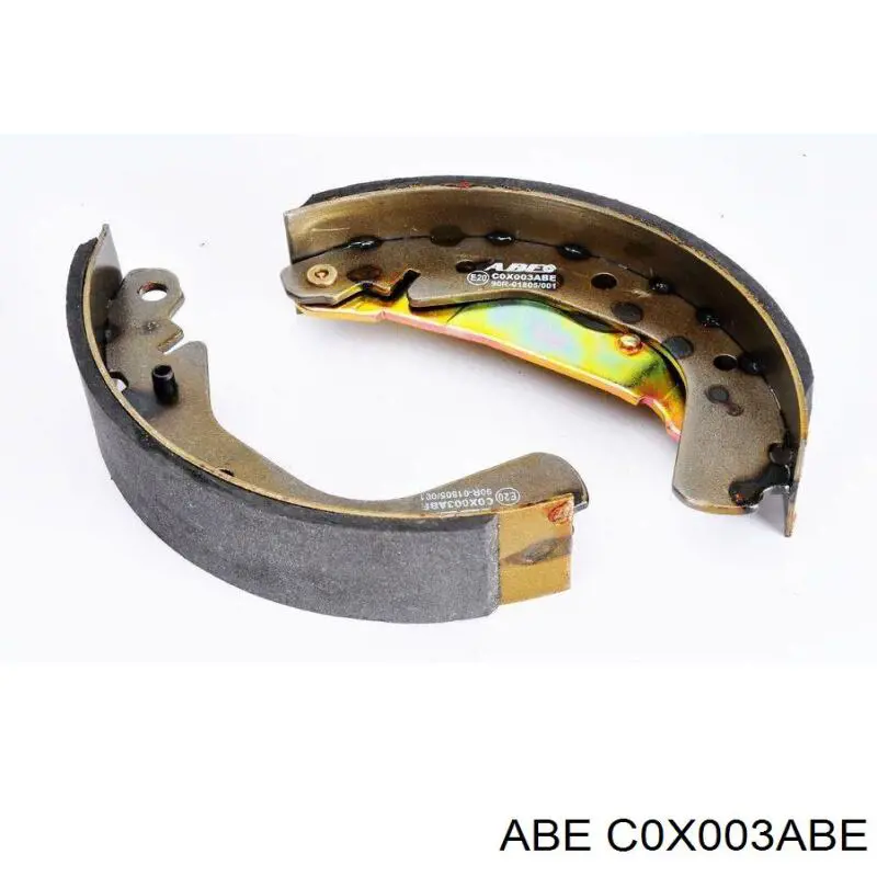 C0X003ABE ABE колодки ручника/стоянкового гальма